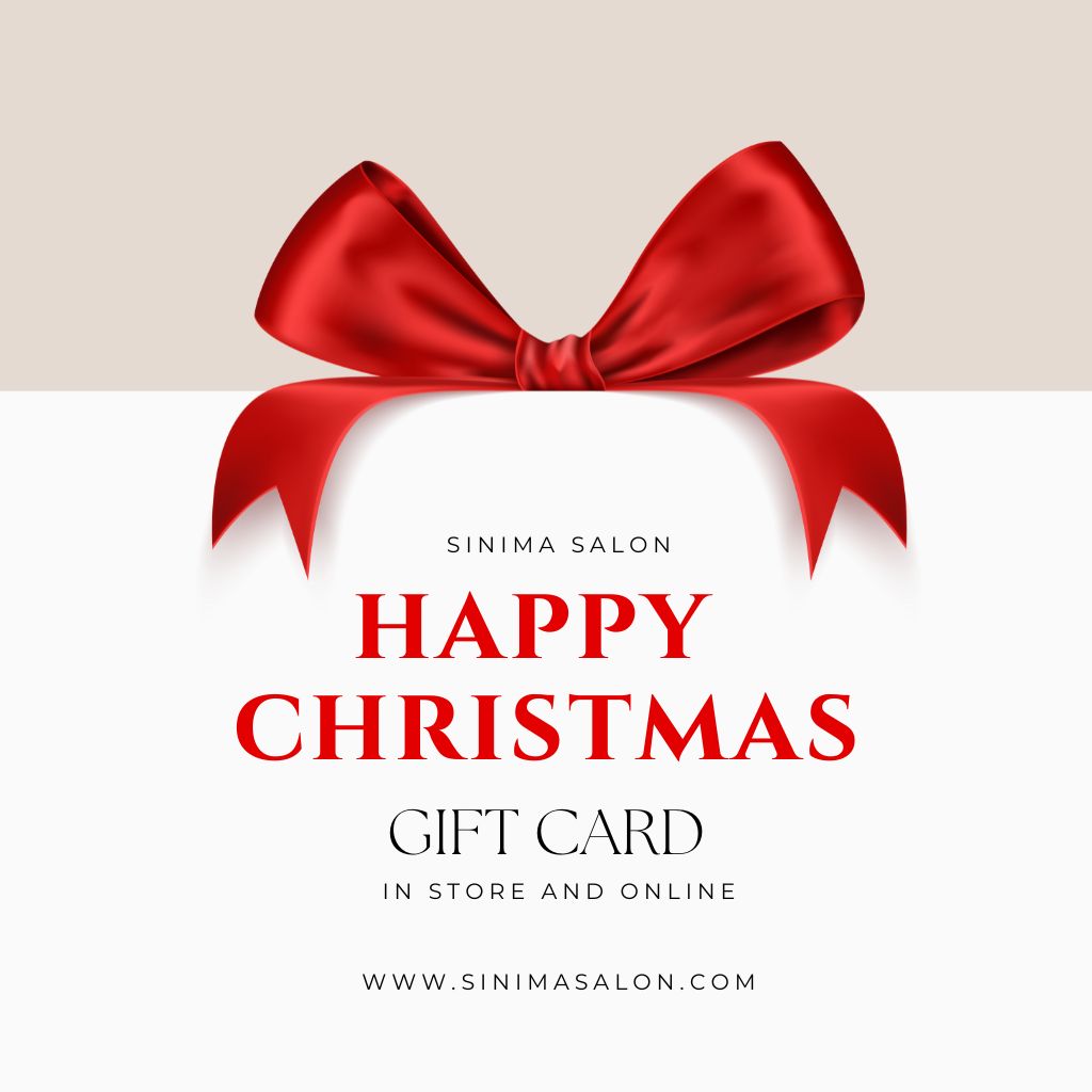 Spread Christmas Joy with a Gift Card from Sinima Salon Kochi - The Perfect Way to Share Beauty and Happiness this Holiday Season.