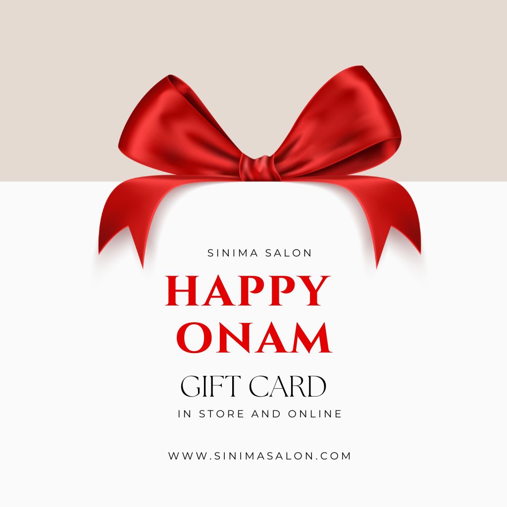 Share the Joy of Onam with a Gift Card from Sinima Salon Kochi - A Beautiful Way to Celebrate Tradition and Beauty